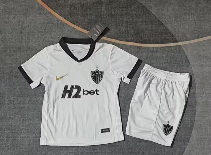 Niño_Kids Mineiro Away Soccer Uniform 26 27-haoyifa